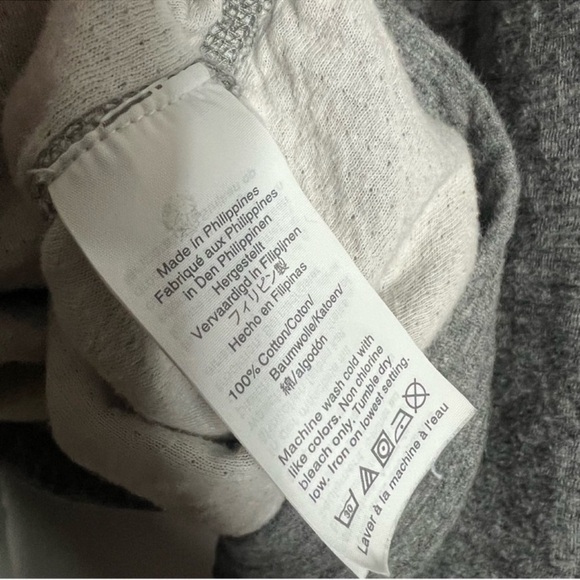 J. Crew Heathered Gray 1/4 Zip Pullover Sweater L - Picture 4 of 5